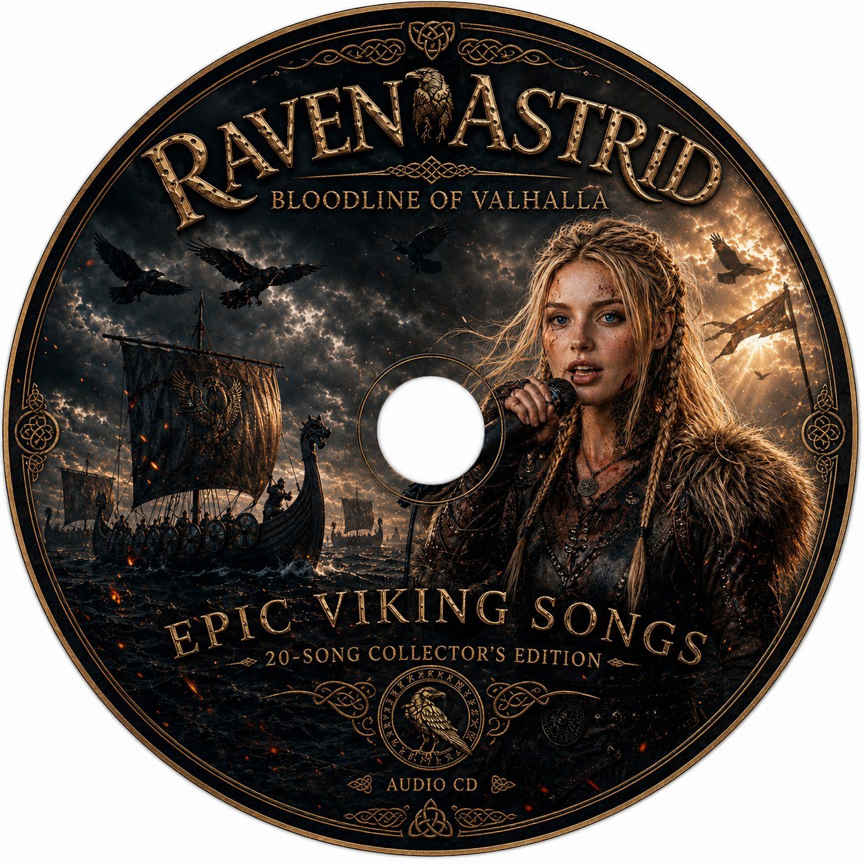 Bloodline of Valhalla collector disc artwork